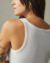 Women's Stretch Rib Tank - White